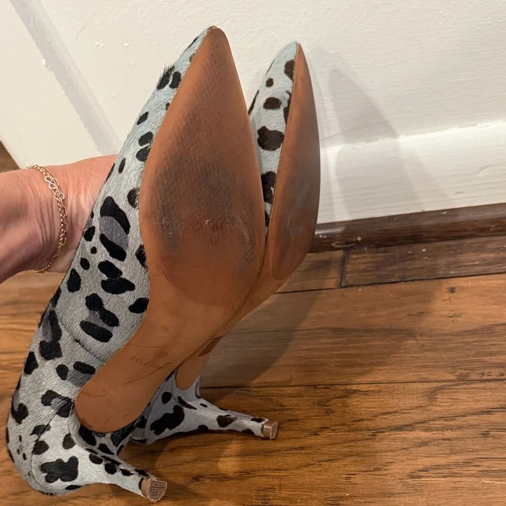 Cole Haan Leopard Print Heels - Picture 6 of 6